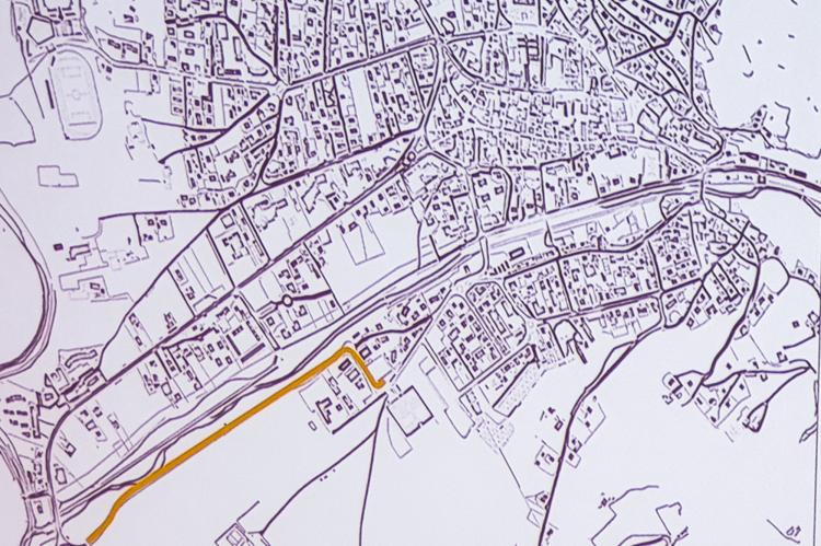 mappa bretella Alute